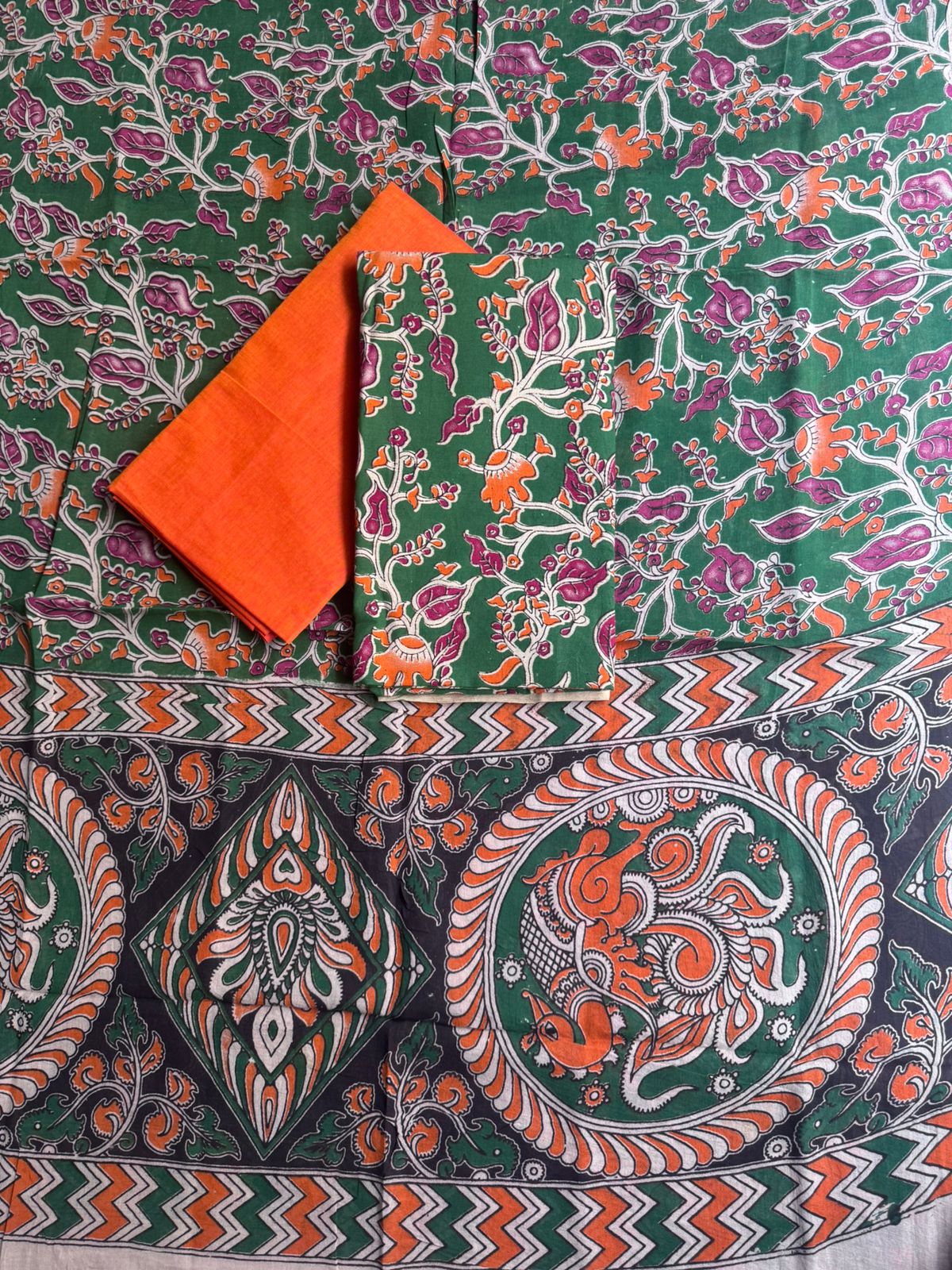Kalamkari 3-orange 1