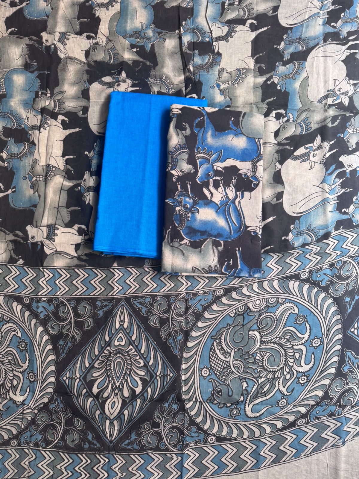 Kalamkari 3-sulphate blue