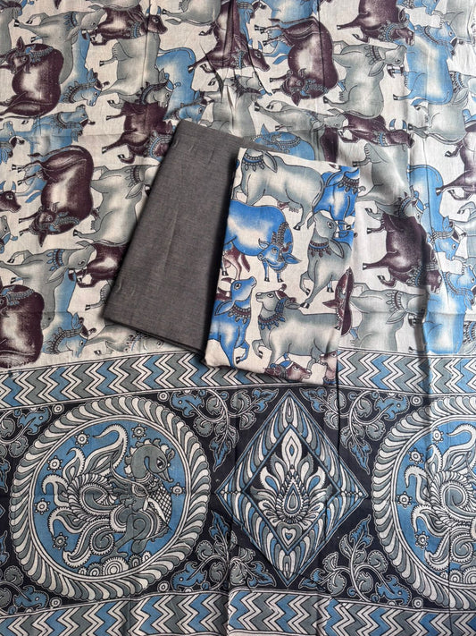 Kalamkari 3- grey